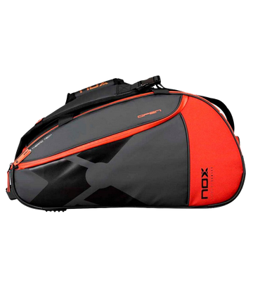 NOX LUXURY OPEN SERIES PADEL BAG BLACK/RED