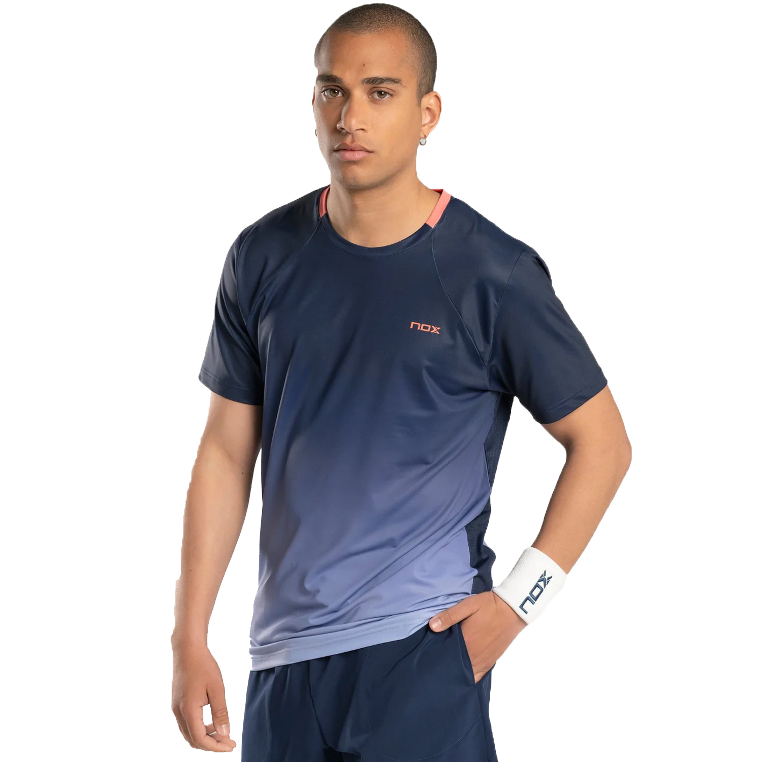 Nox T-Shirt Pro Fit – Gradient Naval Blue