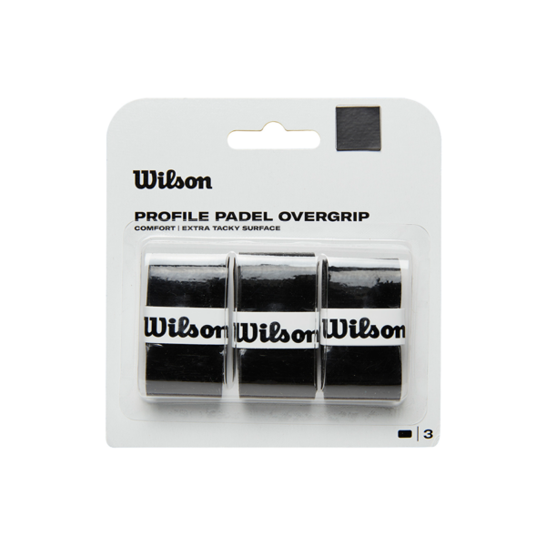 Wilson Profile Padel OverGrips Black