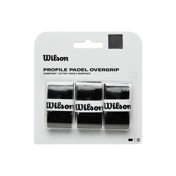 Wilson Profile Padel OverGrips Black