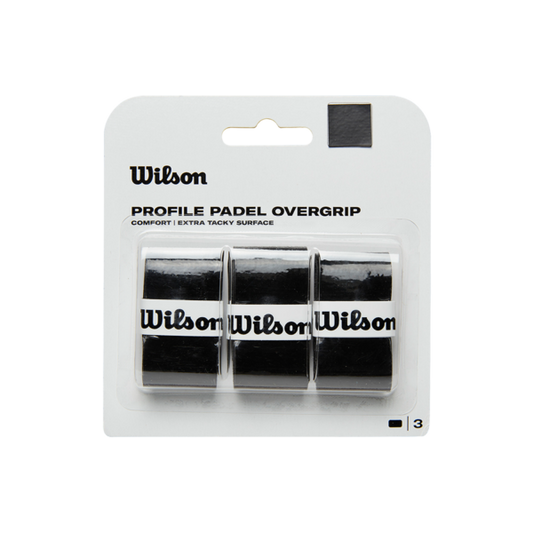 Wilson Profile Padel OverGrips Black