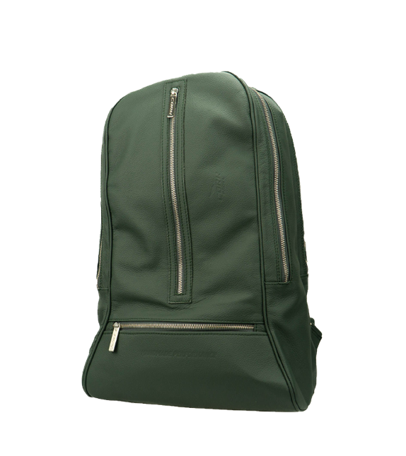 CORK GREEN LEATHER BACKPACK
