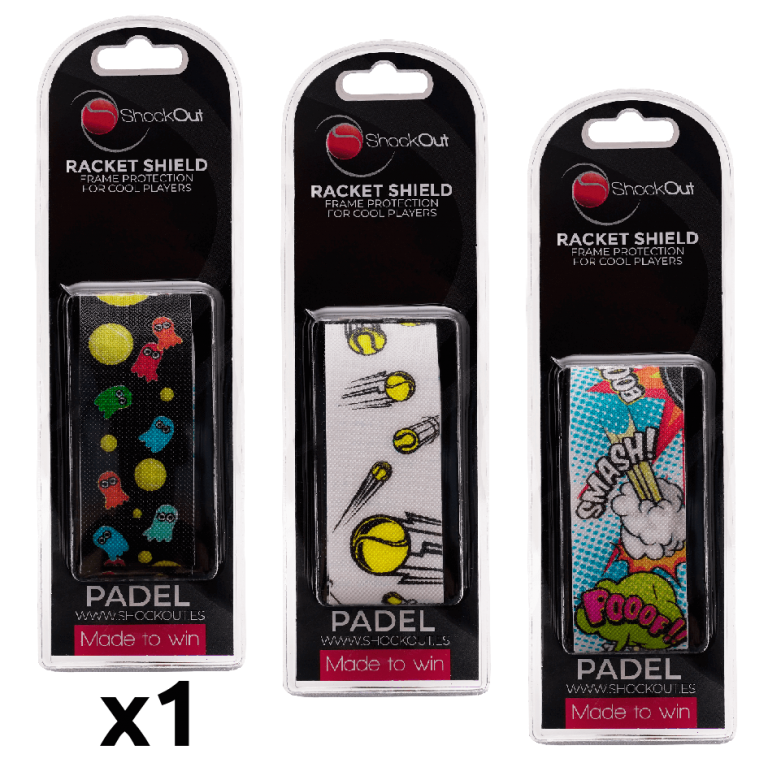 Padel Racket Protector No Brand SHOCKOUT Padel racket protector