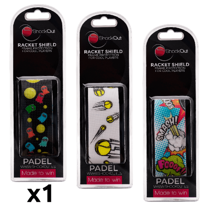 Transparent Padel Racket Protector SHOCKOUT Padel racket protector